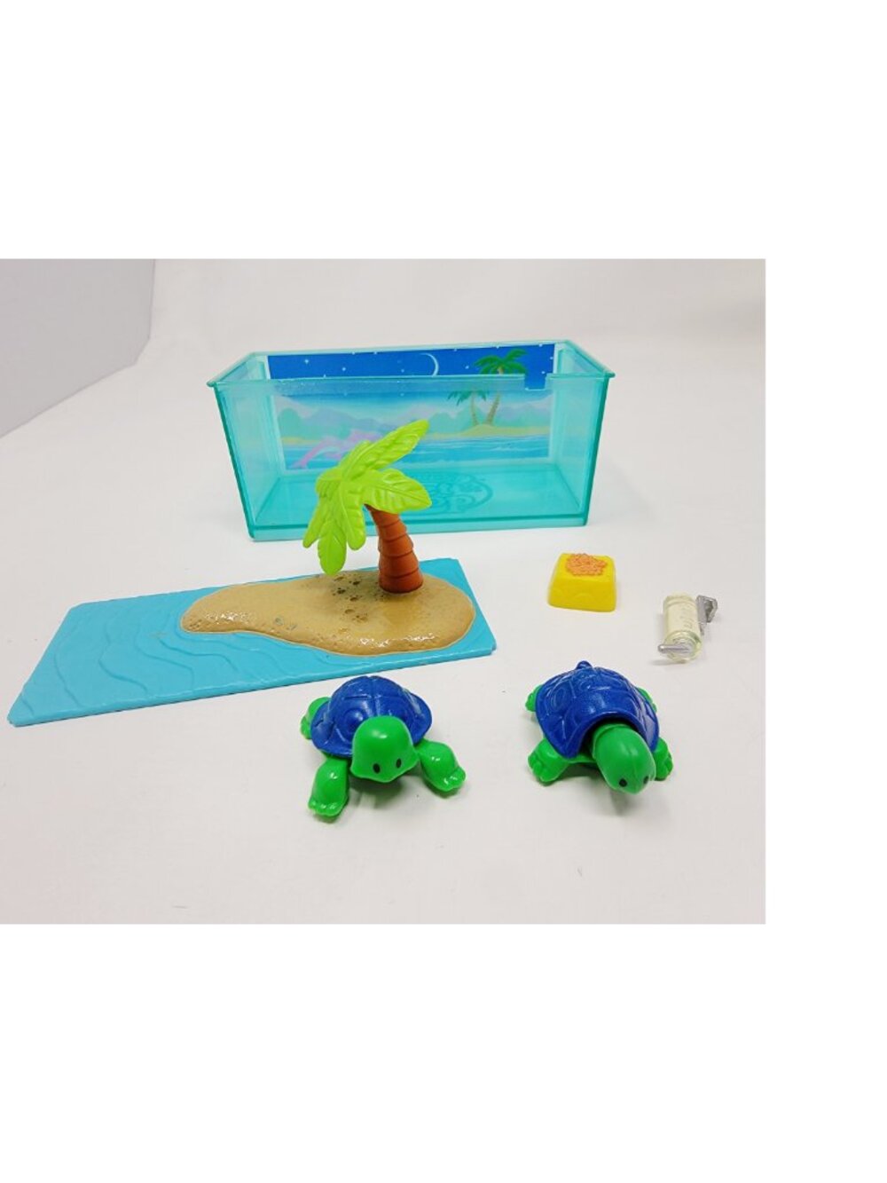 Vintage 1992 LPS Toddling Turtles on Paradise Island Playset Kenner
